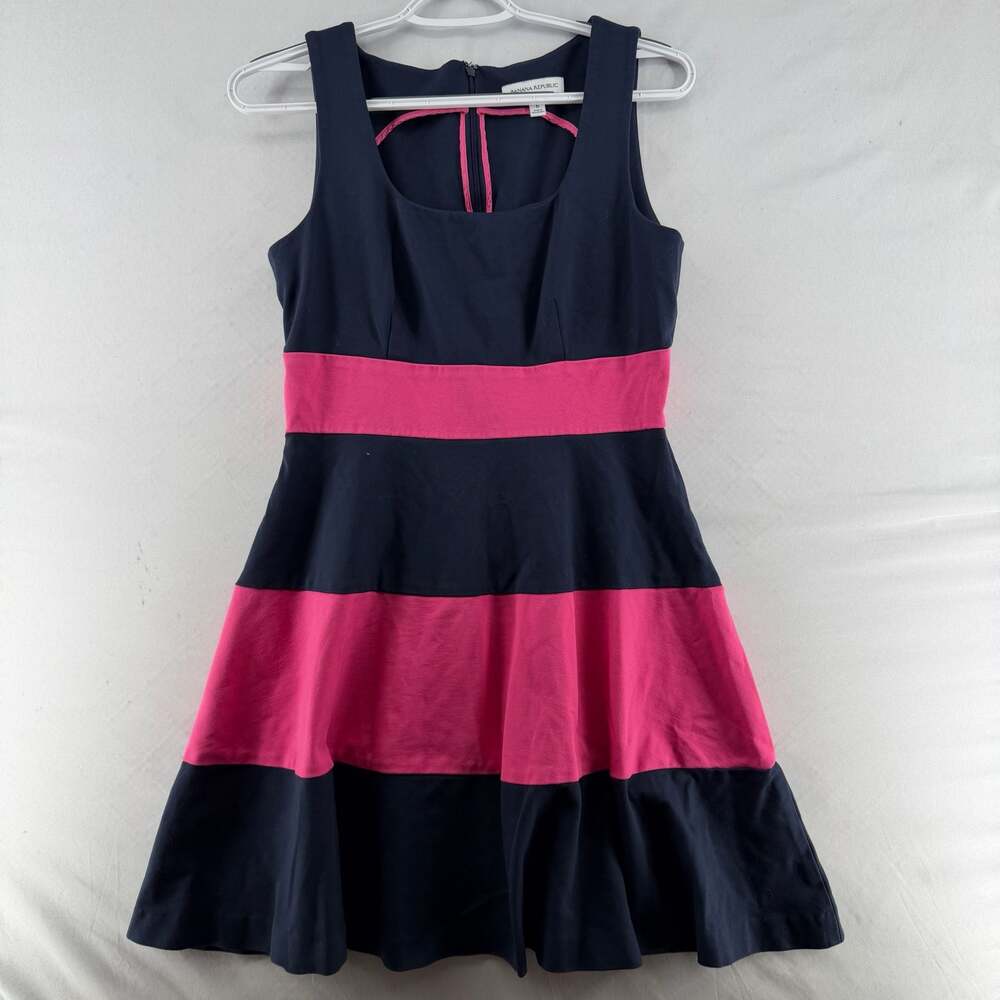 0631 Banana Republic Women's Sleeveless Colorblock Sheath Dress, Size 6